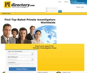 Pidirectory.com(PI Agency Owner Directory) Screenshot