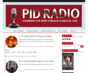 Pidradio.com(Theopolitics and the Paranormal from a Christian Worldview) Screenshot