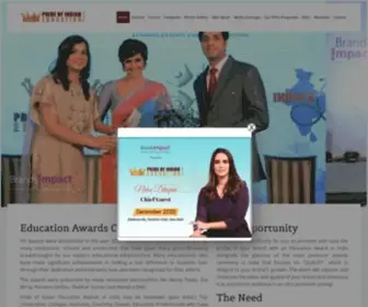 Pieawards.in(Education Awards in India) Screenshot