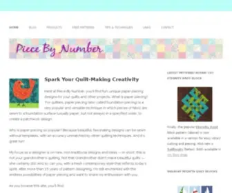 Piecebynumber.com(Paper piecing) Screenshot