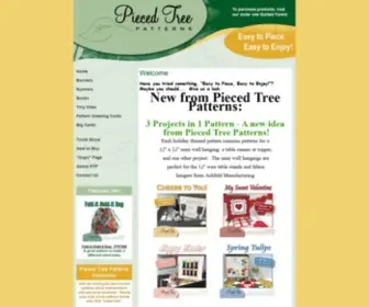 Piecedtreepatterns.com(Pieced Tree Patterns) Screenshot