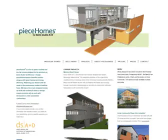 Piecehomes.com(Modular modern homes by Davis Studio Architecture) Screenshot