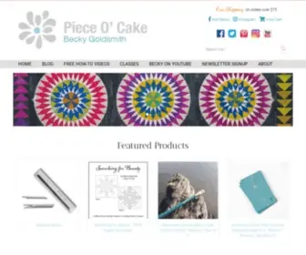 Pieceocake.com(Piece O' Cake Designs) Screenshot