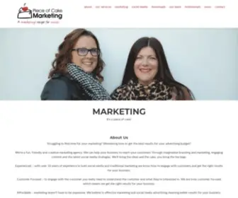 Pieceofcakemarketing.co.uk(Marketing it&#039;s a piece of cake) Screenshot