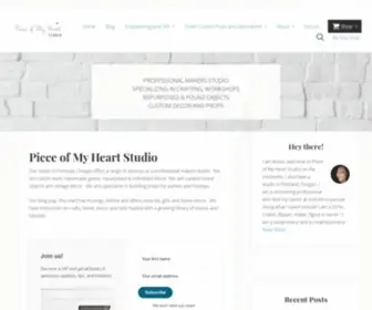 Pieceofmyheartstudio.com(Piece of My Heart Studio) Screenshot