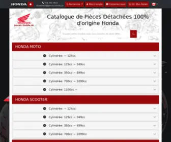 Pieces-Honda.ca(# HONDA Motocyclettes & VTT) Screenshot