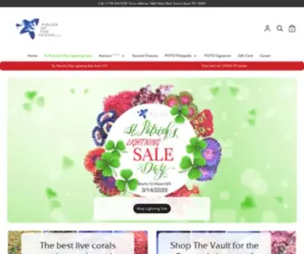 Piecesoftheocean.com(Live Coral Sales Online) Screenshot