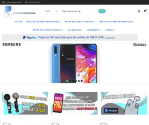 Piecetelephone.fr(Pièces détachées) Screenshot