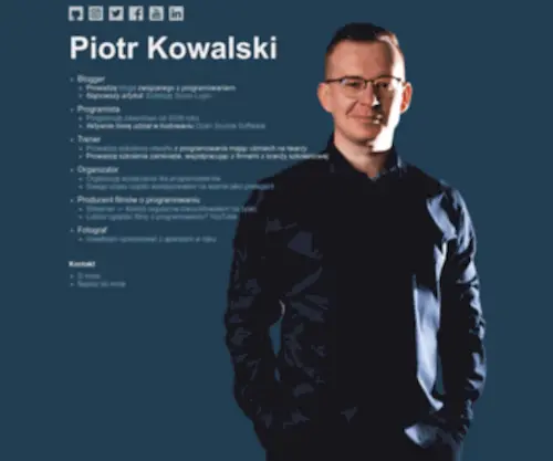 Piecioshka.pl(JavaScript, Front-end oraz Node.js) Screenshot