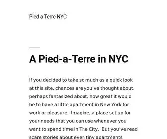 Pied-A-Terre-NYC.com(Pied a Terre NYC) Screenshot