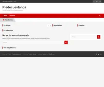 Piedecuestanos.com(La Web Oficial de los Piedecuestanos) Screenshot