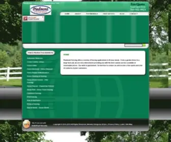 Piedmont-Fencing.com(Piedmont Fencing) Screenshot
