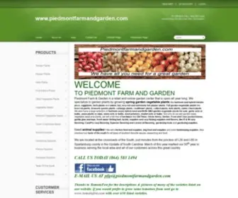 Piedmontfarmandgarden.com(Buy vegetable seed) Screenshot