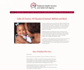 Piedmonthealthservices.org(Piedmont Health Services & Sickle Cell Agency) Screenshot