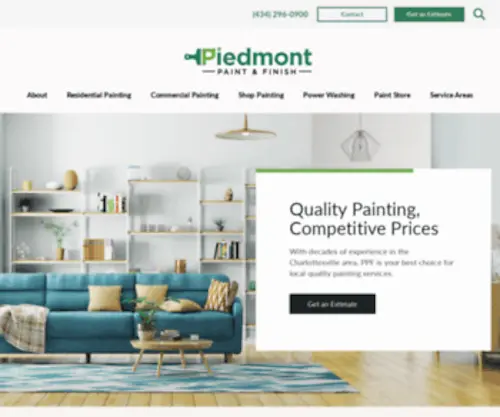 Piedmontpaint.com(Piedmont Paint & Finish) Screenshot