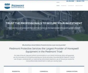 Piedmontprotectiveservices.com(Residential and Commercial) Screenshot