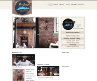 Piedmontsteakhouse.com(A Virginia Steakhouse) Screenshot