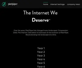 Piedpiper.com(Pied Piper) Screenshot