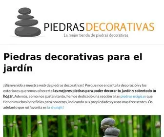 Piedrasdecorativas.website(▷) Screenshot