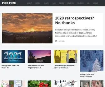 Piedtype.com(PIED TYPE) Screenshot