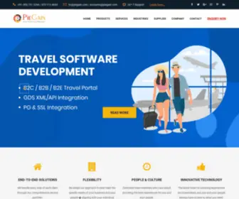 Piegain.com(Travel Software Solutions) Screenshot
