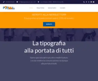 Pieggiduepuntozero.com(Pieggi 2.0 Tipografia Digitale) Screenshot