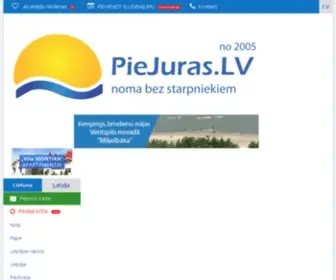 Piejuras.lv(Atpūta Jūrmalā pie jūras) Screenshot