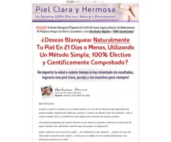 Pielclarayhermosa.com(Piel Clara y Hermosa) Screenshot