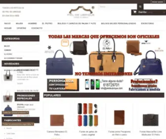 Pieldeubrique.com(Bolsos de piel) Screenshot