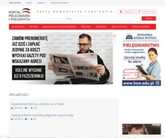 Pielegniarki.info.pl(Ogólnopolski Portal Pielęgniarek i Położnych) Screenshot