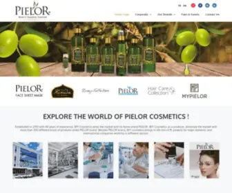Pielor.com(Cosmetics, Facial, Hair Care & Beauty Products) Screenshot