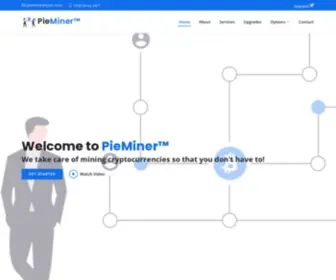 Pieminer.com(Crypto Cloud Mining) Screenshot