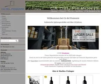 Piemont-Weine.ch(Cà) Screenshot