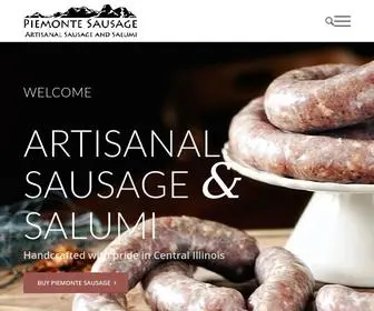 Piemontesausage.com(Urbana, Illinois) Screenshot