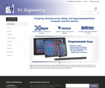 Piengineering.com(Computer input devices by P.I) Screenshot