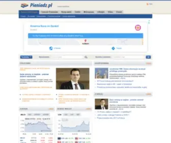 Pieniadz.pl(Portal finansowy) Screenshot