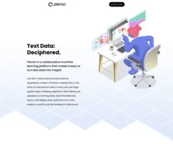 Pienso.com(Interactive Machine Learning Platform) Screenshot