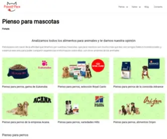 Piensopara.com(Pienso para mascotas) Screenshot