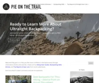 Pieonthetrail.com(Pie On The Trail) Screenshot