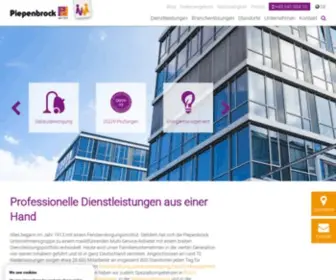 Piepenbrock.de(Gebäudereinigung) Screenshot