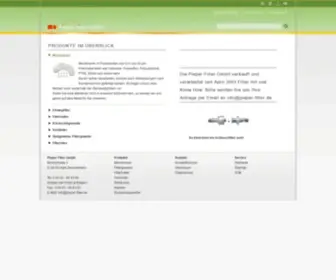 Pieper-Filter.de(Pieper Filter) Screenshot