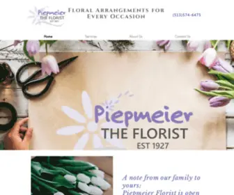 Piepmeiertheflorist.com(Florist) Screenshot