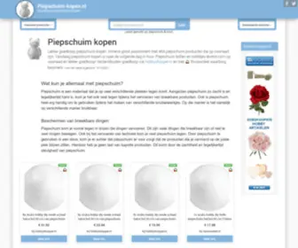 Piepschuim-Kopen.nl(Piepschuim Kopen) Screenshot
