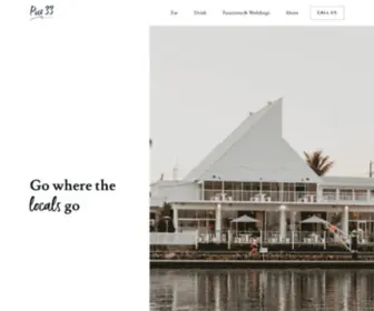 Pier33.com.au(Pier 33 Mooloolaba) Screenshot