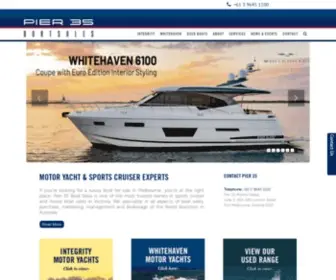 Pier35Boatsales.com.au(Pier 35 Boatsales) Screenshot