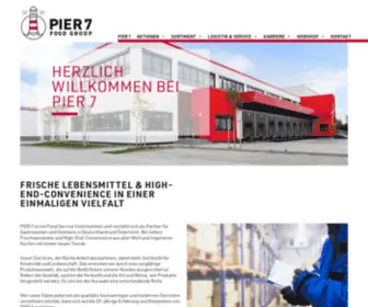 Pier7.de(Herzlich willkommen bei PIER 7) Screenshot