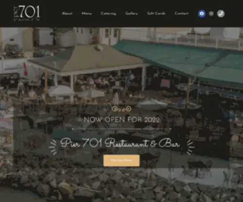 Pier701NY.com(Pier 701 Restaurant & Bar) Screenshot