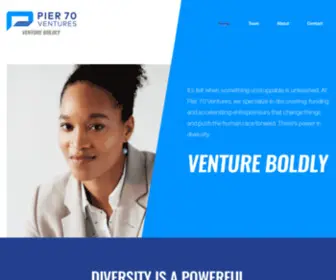 Pier70Ventures.com(Pier 70 Ventures) Screenshot