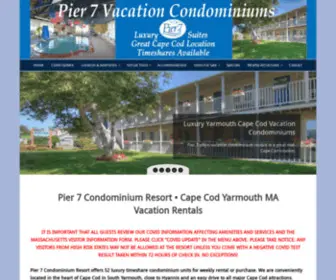 Pier7Condominiums.com(Pier 7 Cape Cod Condominum Vacation Rentals) Screenshot