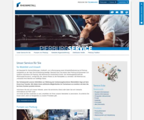 Pierburg-Service.de(Pierburg Service) Screenshot